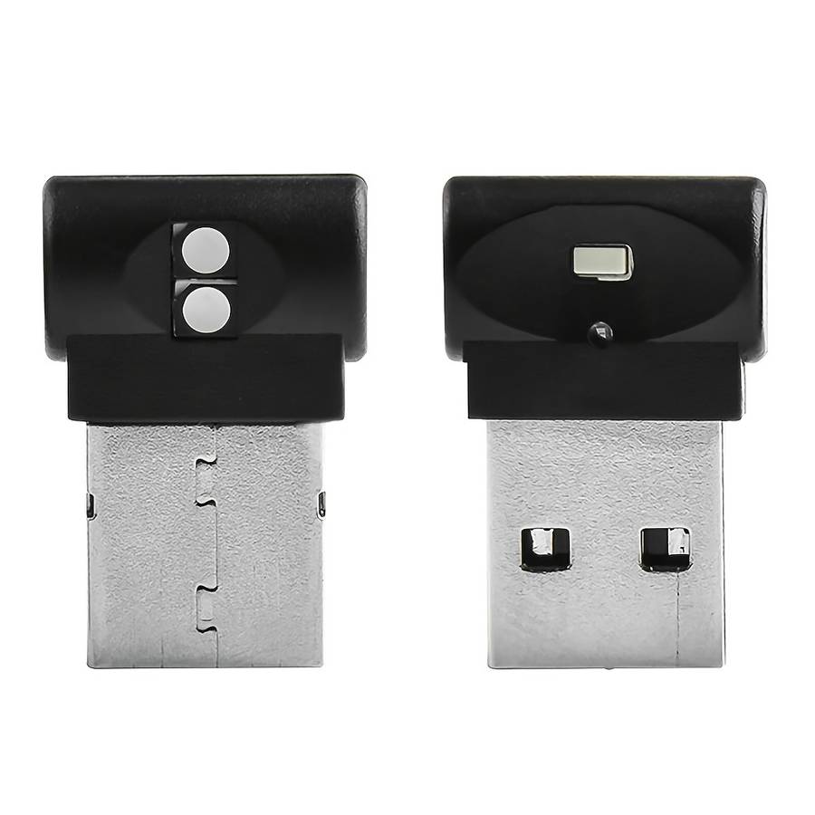 1pc Car Mini USB Seven Color Adjustable Color Decorative Ambient Light Soft Light