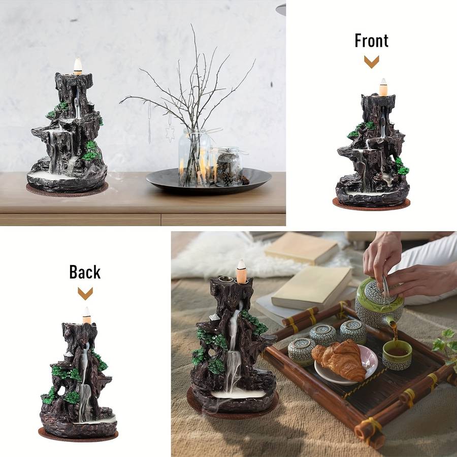 Incense Burner Model  Mountains And Rivers