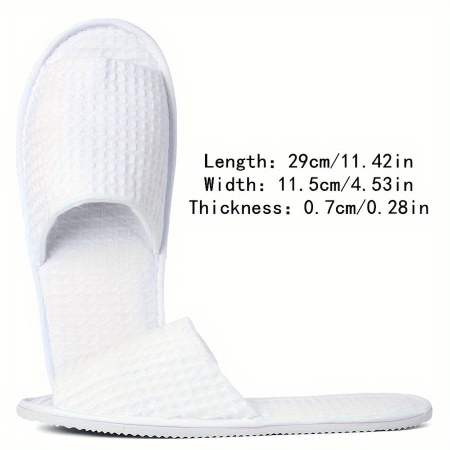 Cotton Slippers Color White Size43