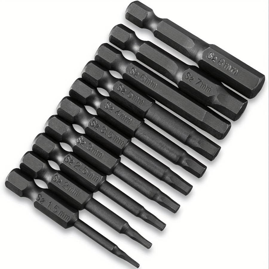 Screwdriver Bit Tool Set Items Mm Scale Quantity 10 Pcs