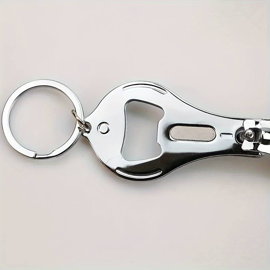 1 Piece 3 In 1 Stainless Steel Keychain