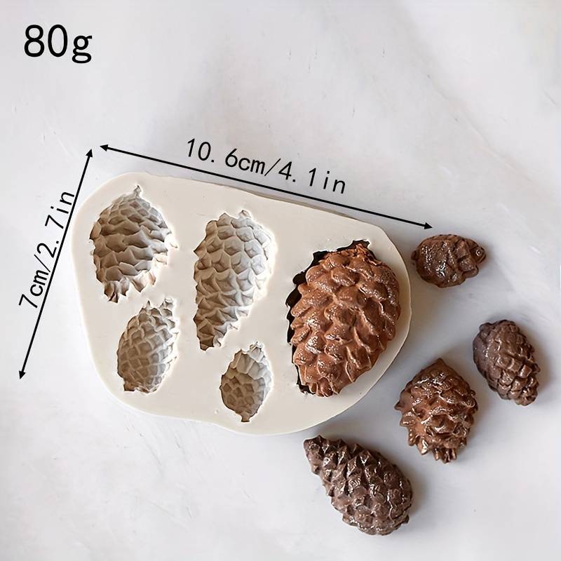 Suitable For Baking Molds Color Single Pine Cone Silicone Mold