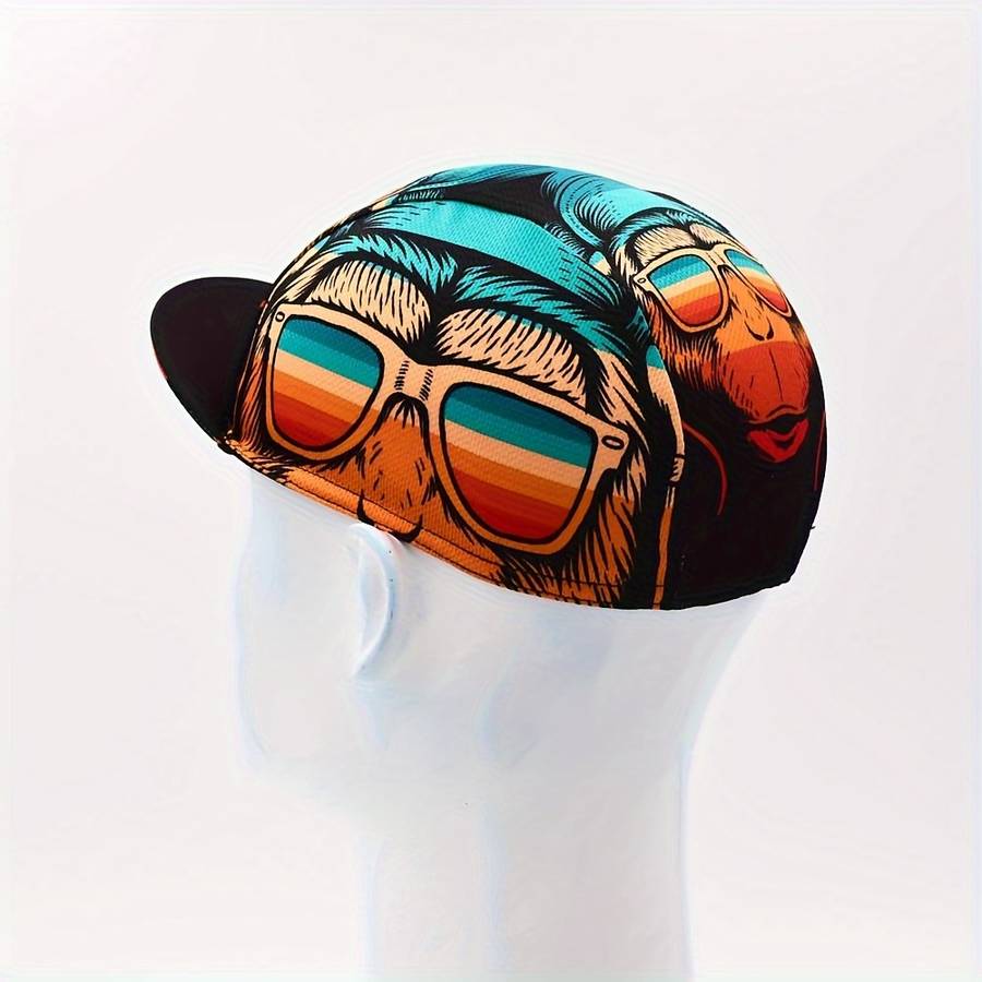 1pc Bike Cycling Cap Sport Hat Outdoor Vintage Skull Cap