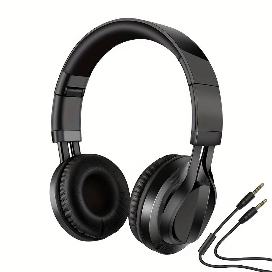 Wired Headphones Black