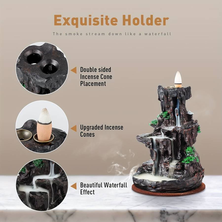 Incense Burner Model  Mountains And Rivers