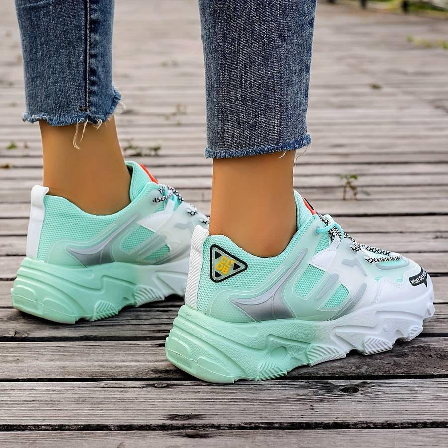 Women S Sneakers Color Green Sizeuk 2.5