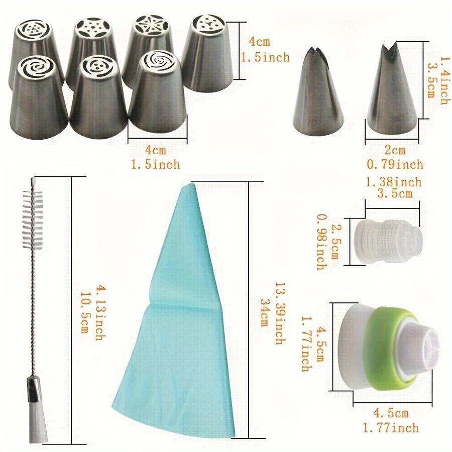 Professional Cake Decorating Head Quantity 13Pcs