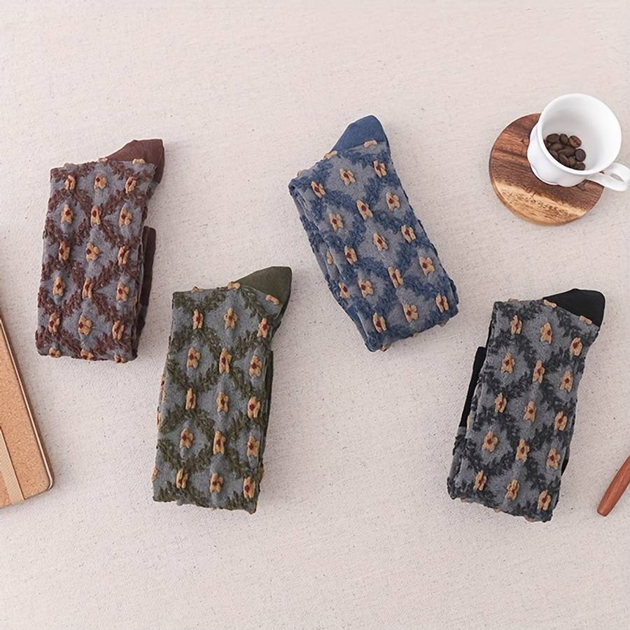 Women S Socks Color 1 Pair Each Of GreenBrownBlack Size Onesize