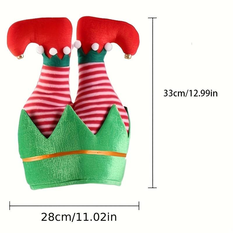 Winter Hat Color 1 Red Christmas Pants Hat