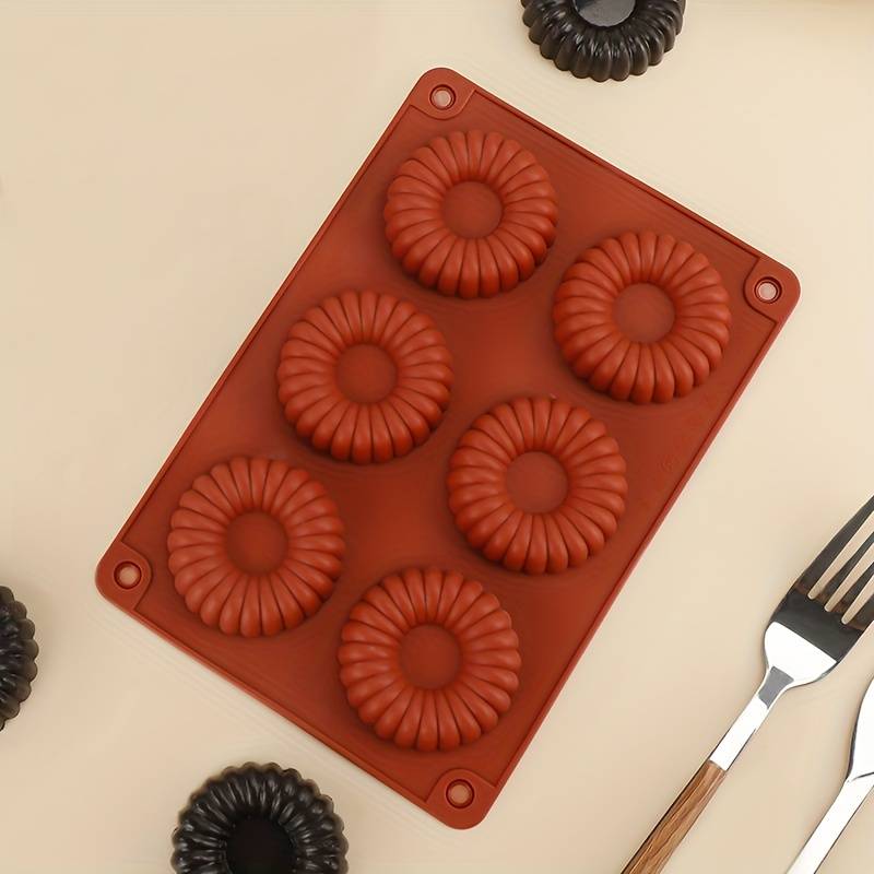 Suitable For Baking Molds Model Dark Red Whirlwind