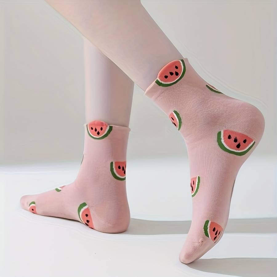 Women S Socks Color 5Pairs Mixed Colors Size Onesize
