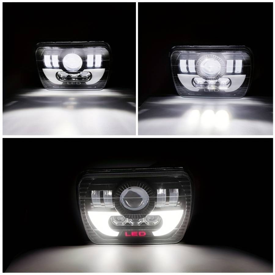 17.78Cm Motorcycle Headlight Car Headlight H4 5X7 7X6 Led Truck Headlight H4 Far
