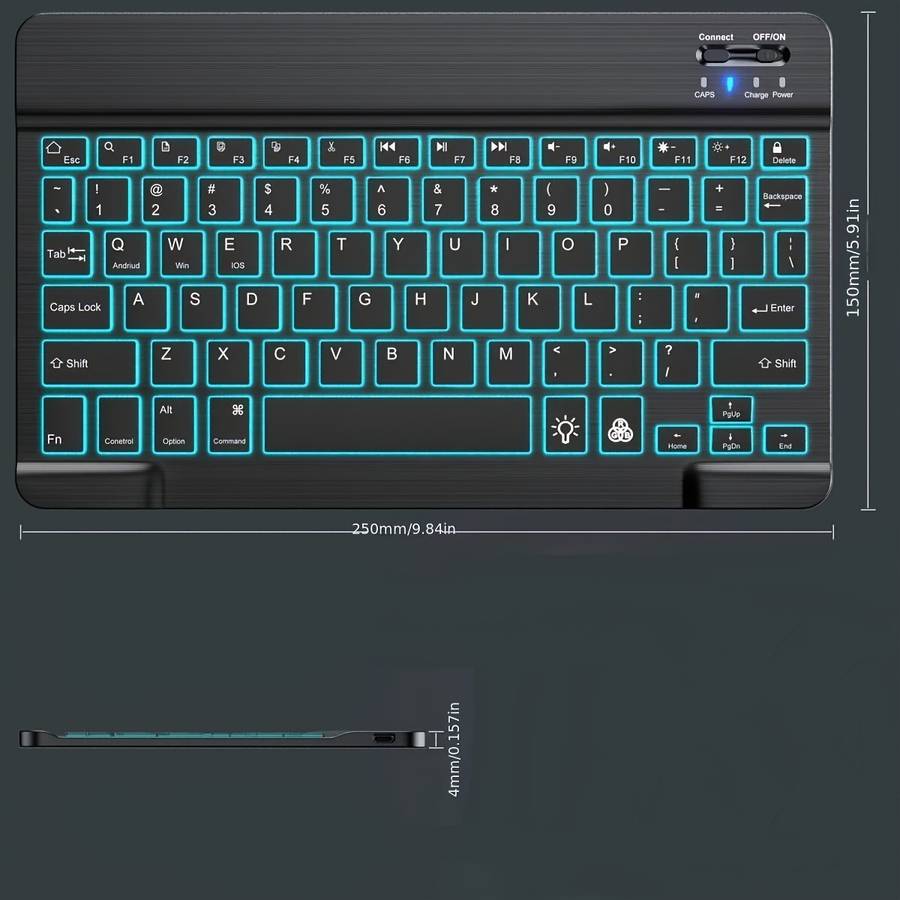Keyboard Color white size 10 Inches