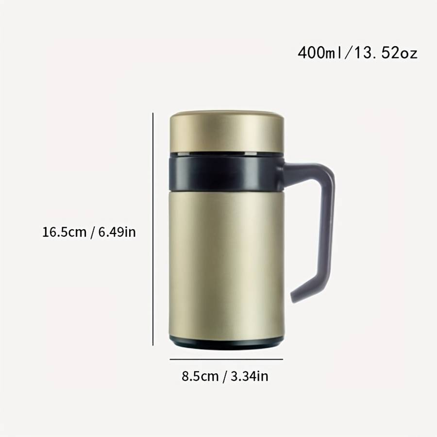 Water Cup Color Silvery Capacity1352Oz With Tea Filter