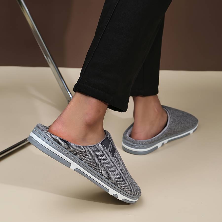 Men Slippers Summer Style Grey Size Uk 6.5 To 7