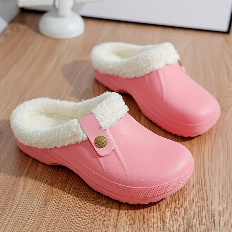 Cotton Slippers Color Red And White Sizeuk 2.5-3
