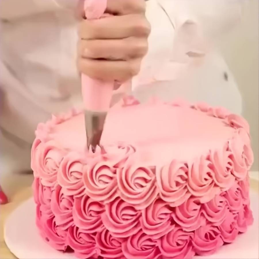 Professional Cake Decorating Head Color Silvery