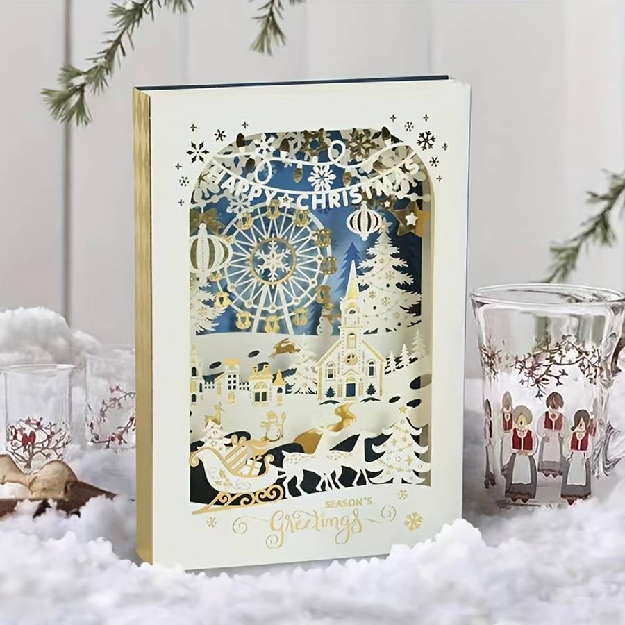 Greeting Cards Style 01 Christmas Sleigh