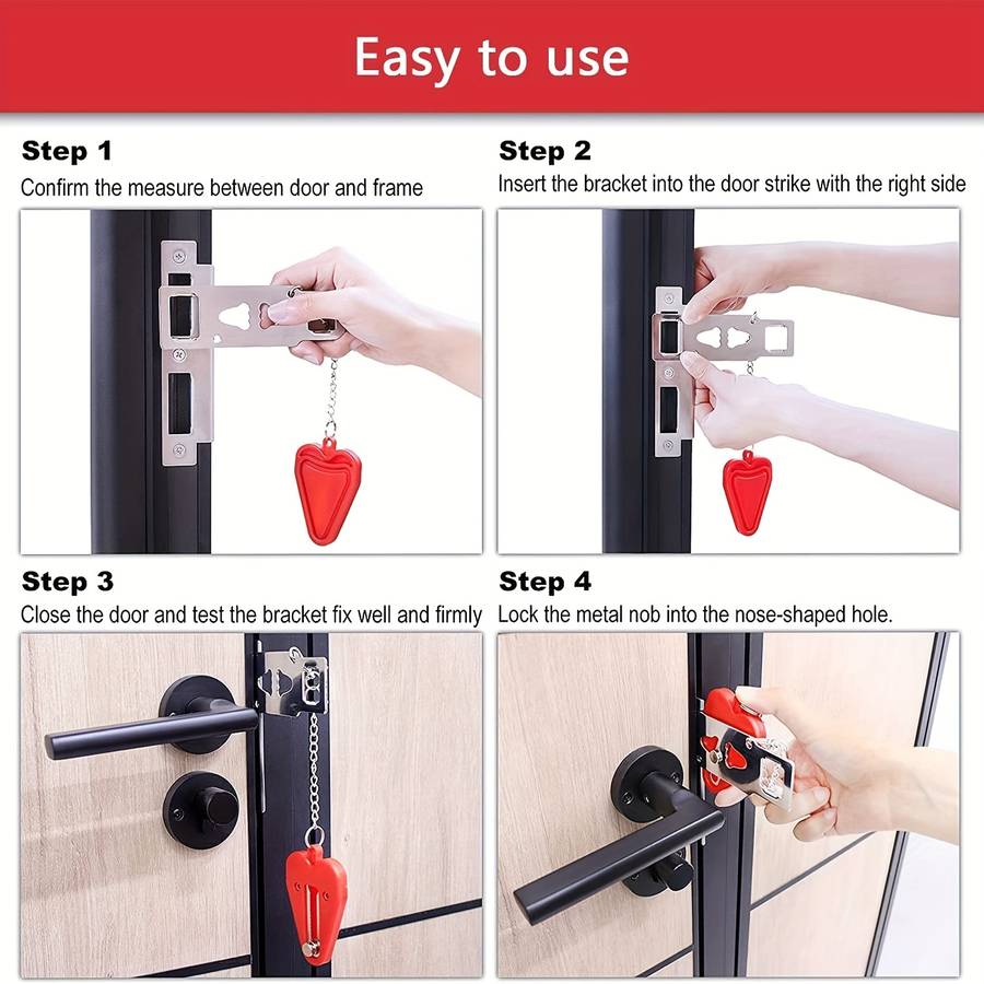 Lock Items Black 2Pcs