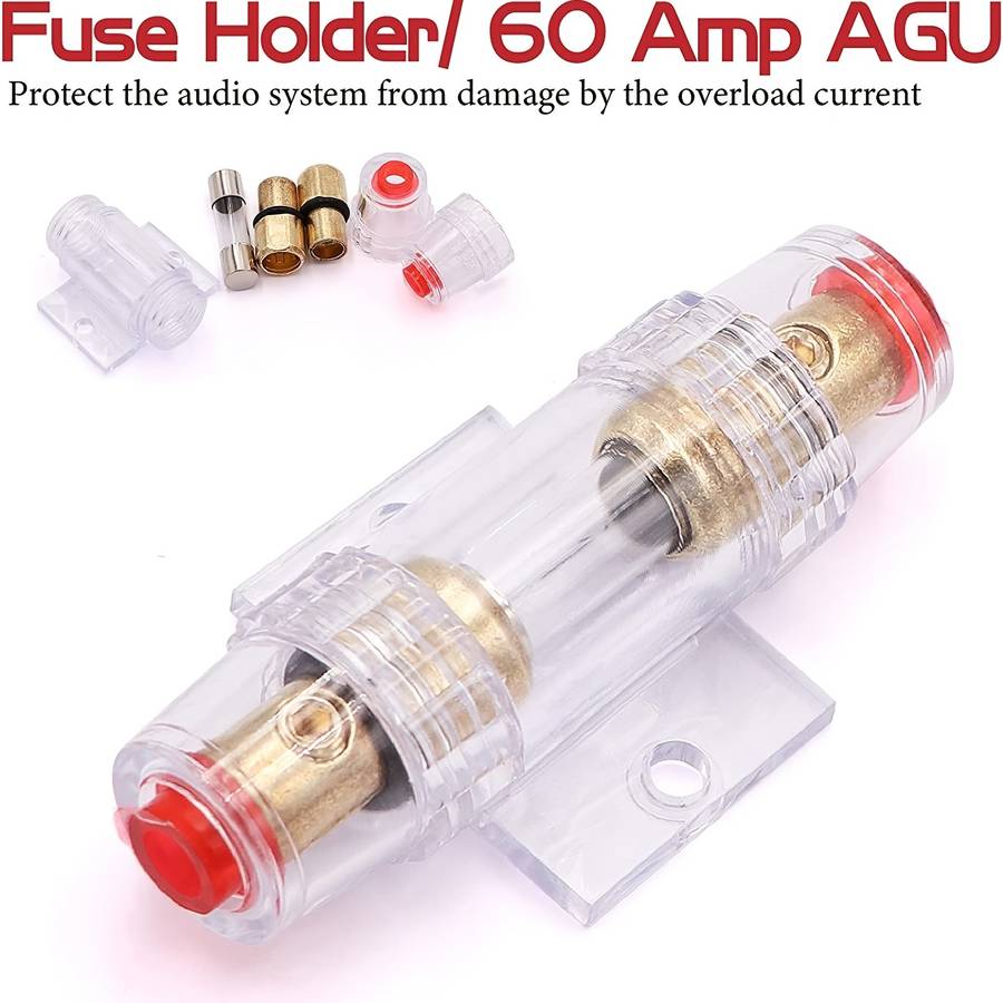 1pc 10GA Audio Rca Cables Car Audio Cable Installation Kit