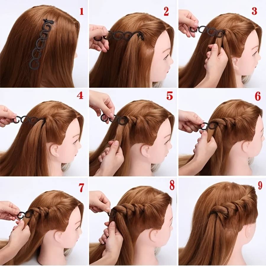 Hair Braiding Products Color 1 Pair Black 1 Pair Brown