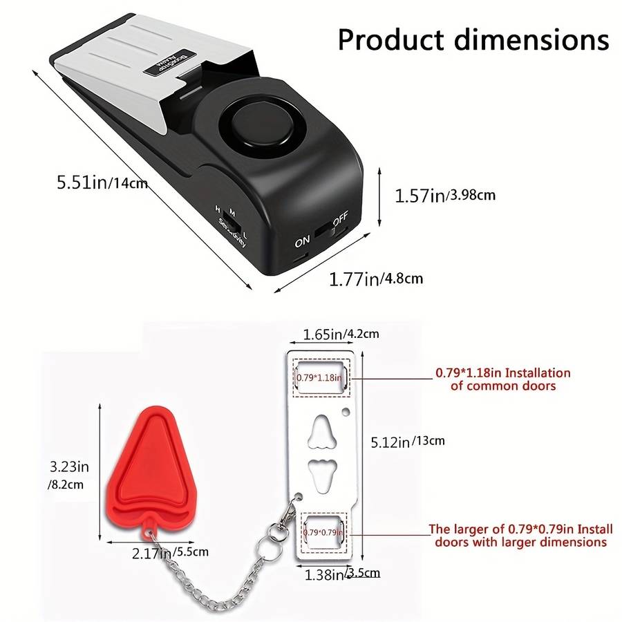 Lock Items Black 2Pcs