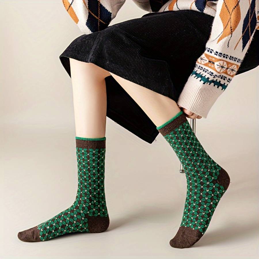 Women S Socks Color 5Pairs Mixed Colors Size Onesize