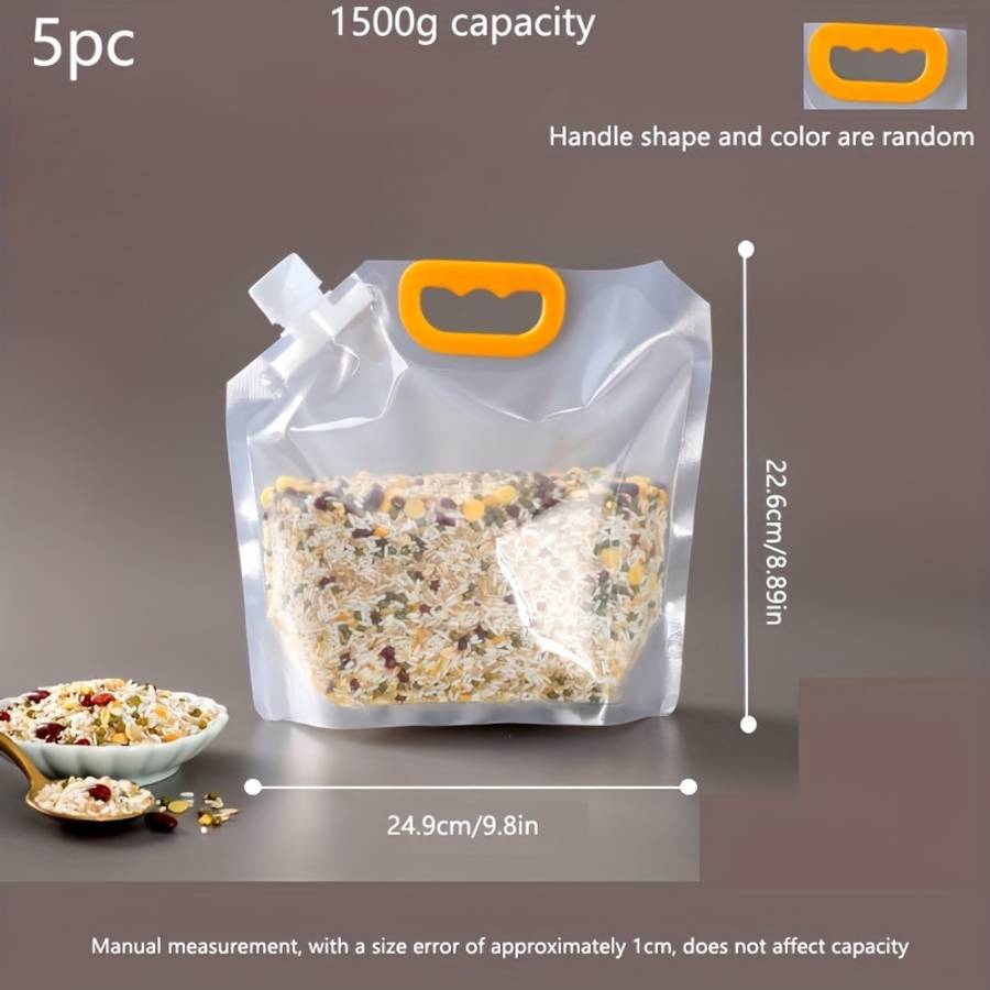Food Storage Bags Quantity 5Pcs Capacity500 G