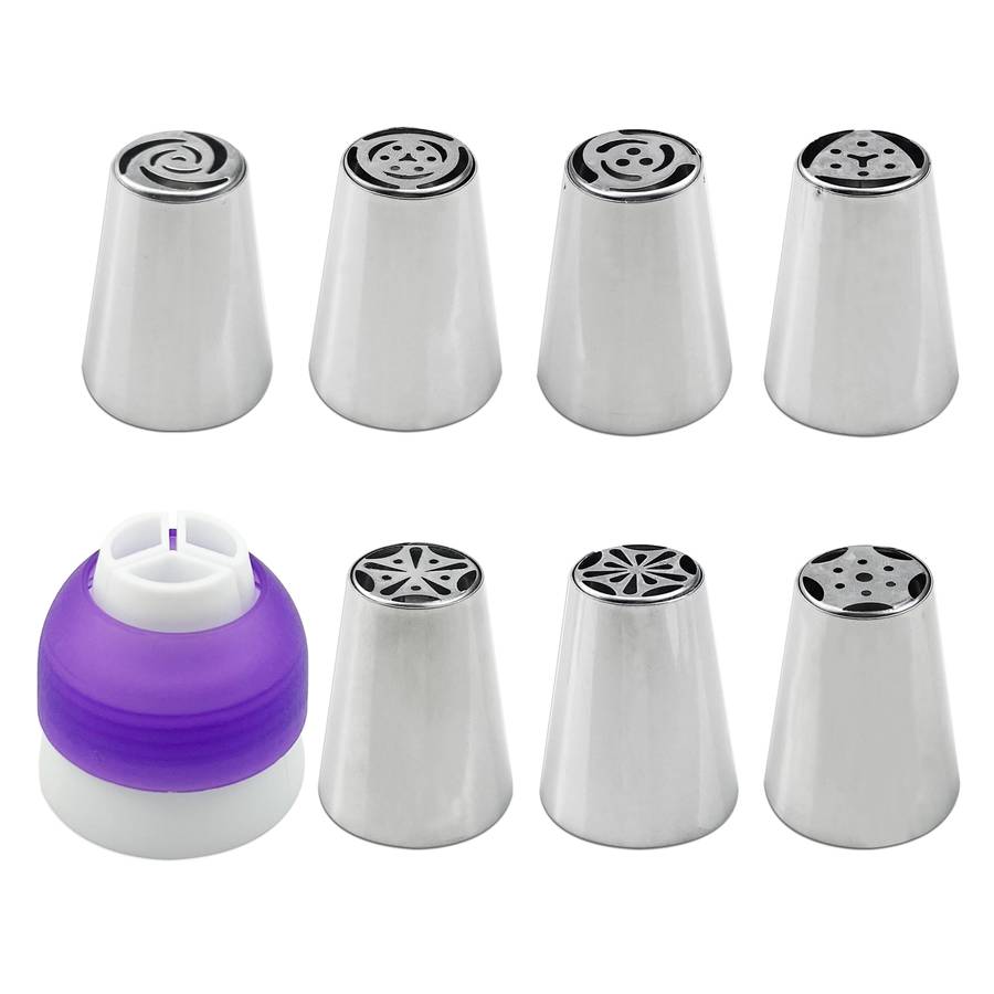 Professional Cake Decorating Head Quantity 27 Piece Russian Piping Tip Set