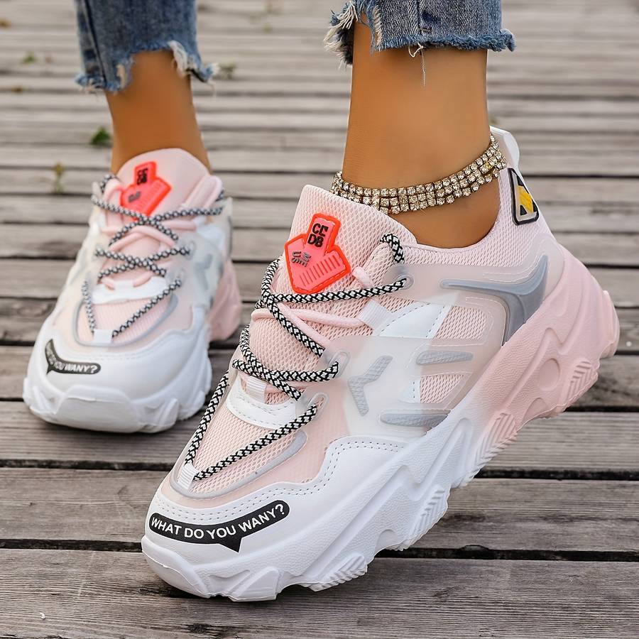 Women S Sneakers Color Pink Color Sizeuk 4.5