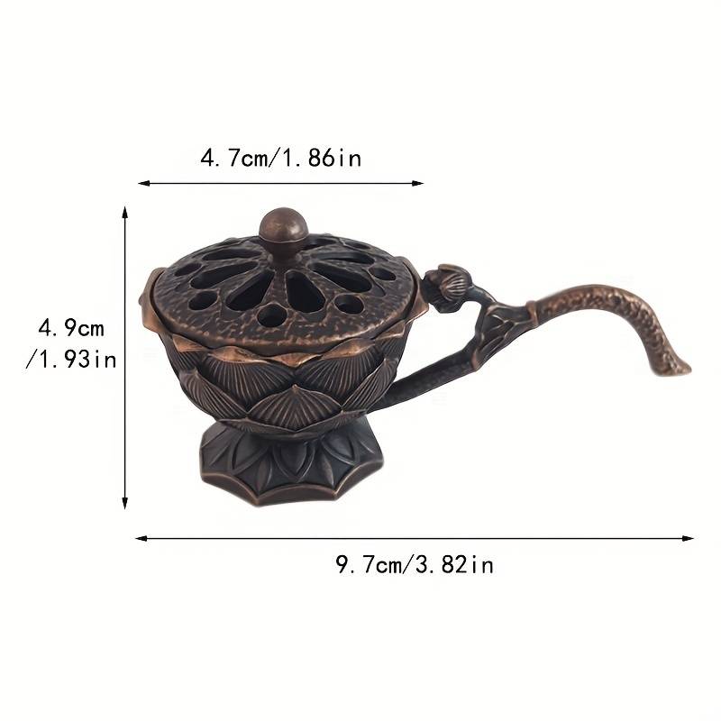 Incense Burner Color  Red Copper