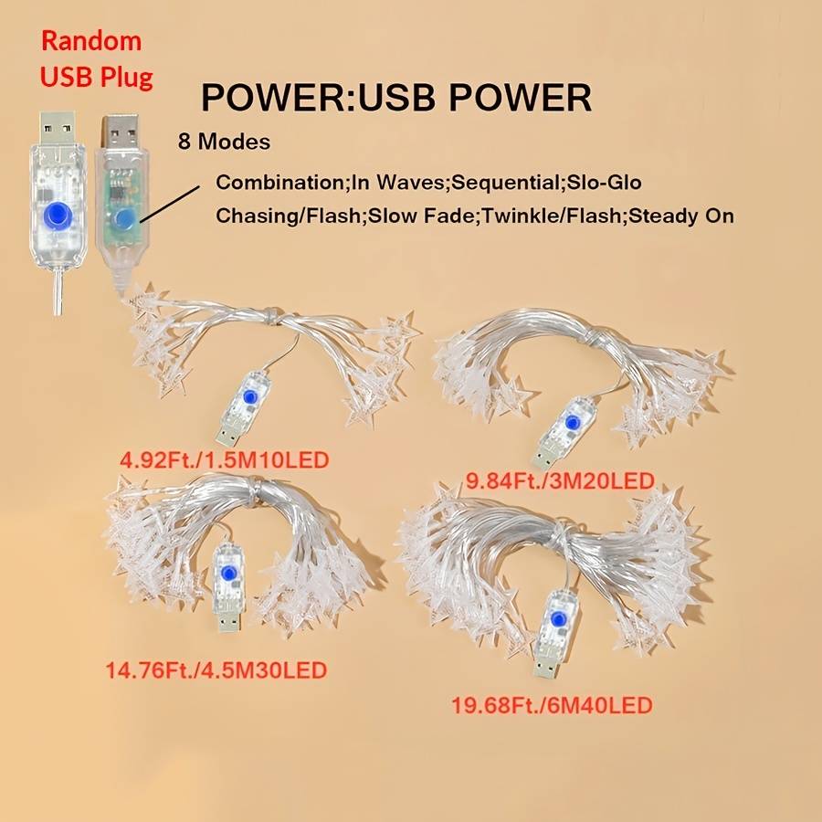 Christmas Lights Colorful Size 3M 9.84Ft