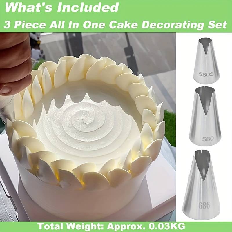 Professional Cake Decorating Head Color Steel