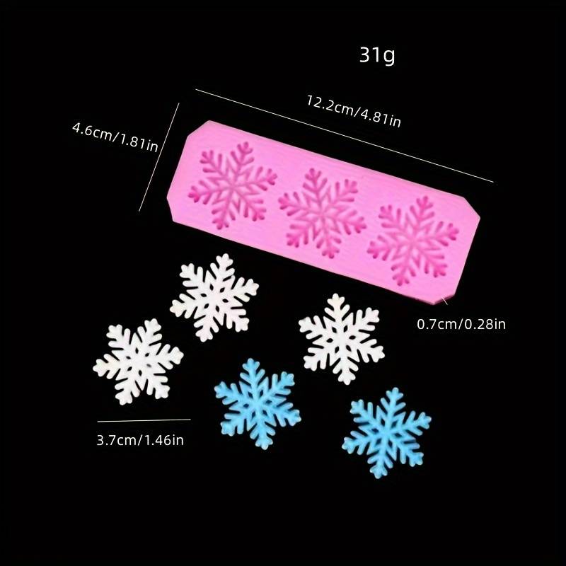Suitable For Baking Molds Items Pink Christmas Snowflake Sw 260