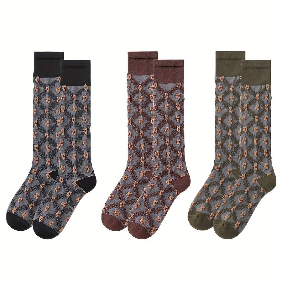 Women S Socks Color 1 Pair Each Of GreenBrownBlack Size Onesize