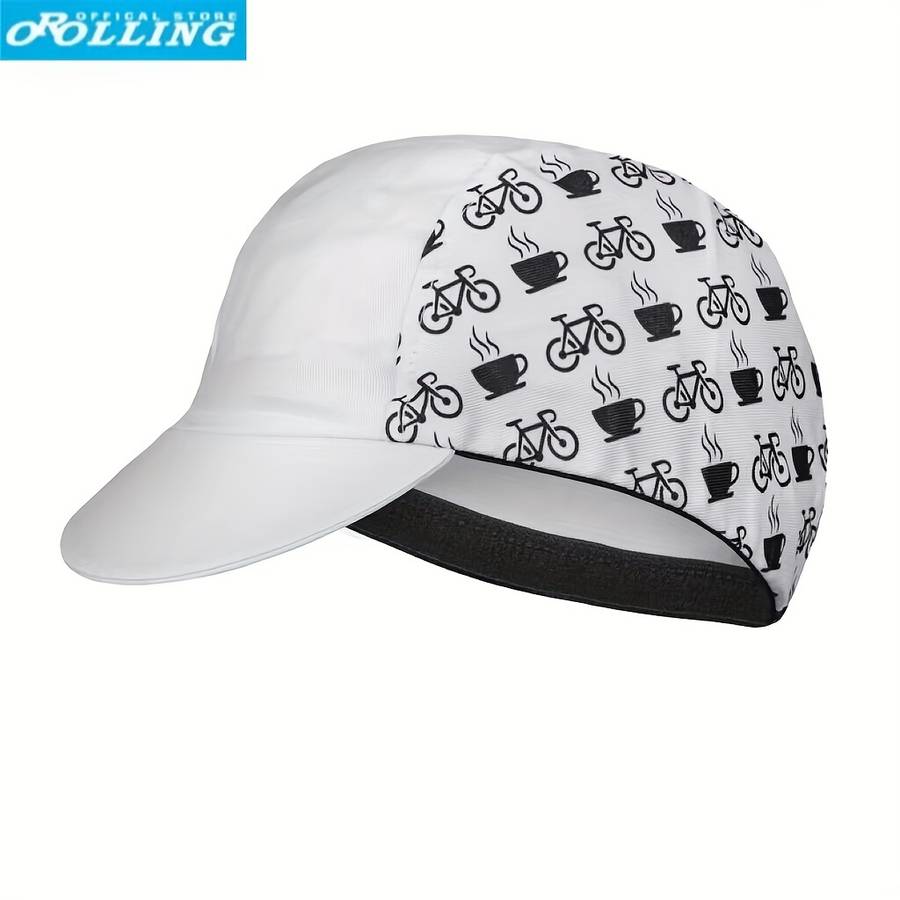 1pc Breathable Quick Drying Printed Cloth Hat for Outdoor Cycling Unisex