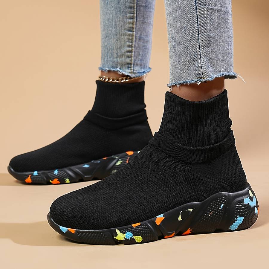 Women S Sneakers Color All Black Sizeuk 4