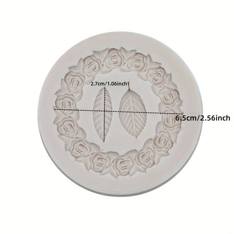 Suitable For Baking Molds Model Rose Heart