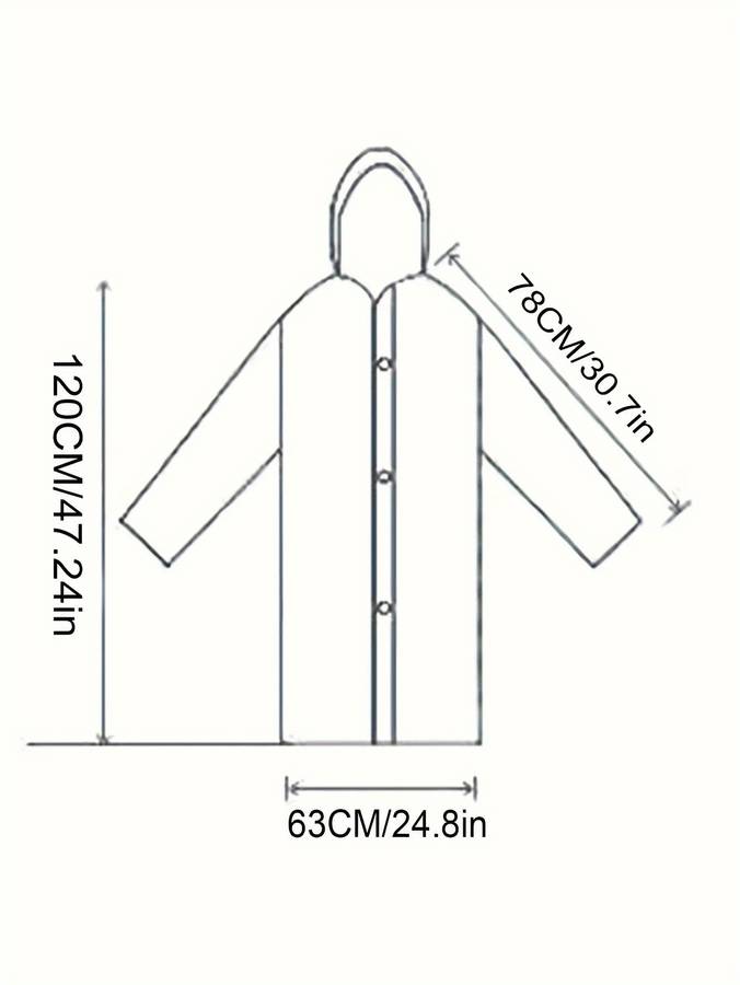 Raincoat Transparent Size Onesize