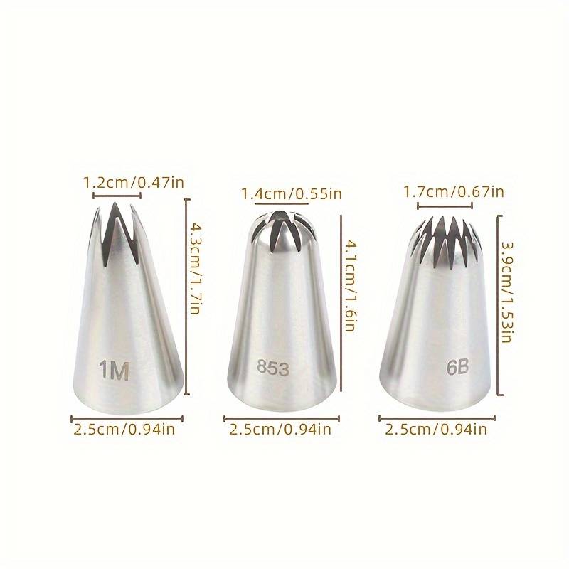 Professional Cake Decorating Head Model 3Pcs
