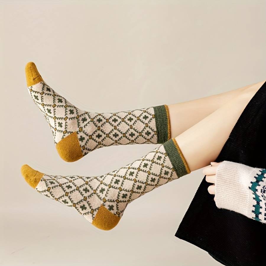 Women S Socks Color 5Pairs Mixed Colors Size Onesize