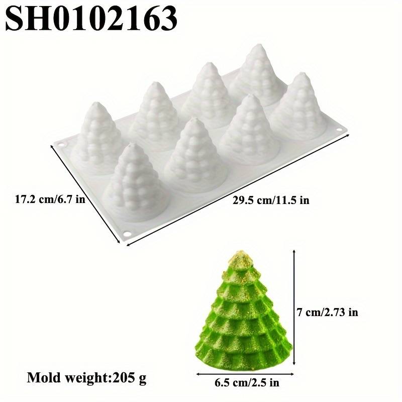 Suitable For Baking Molds Model 6 Link Three Dimensional Rhinestone Christmas Tree