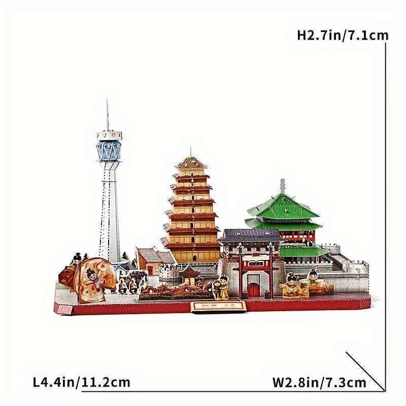 Building Toy Architectural Model Toy Set Items Beijing Street Scene