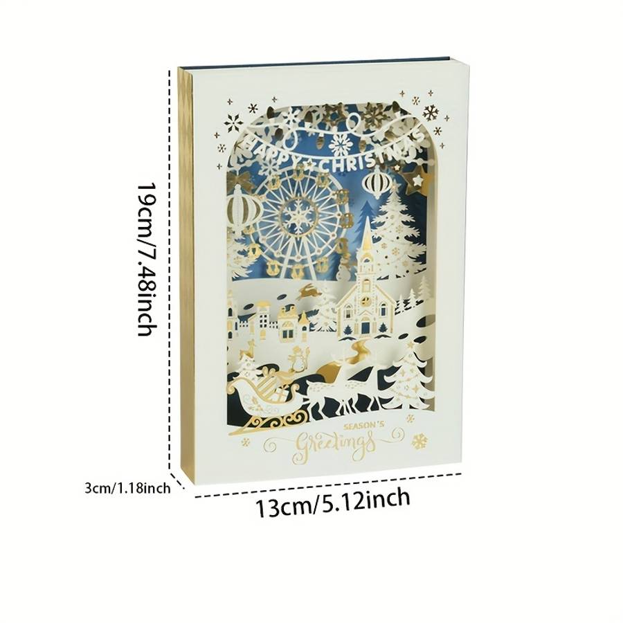 Greeting Cards Style 01 Christmas Sleigh