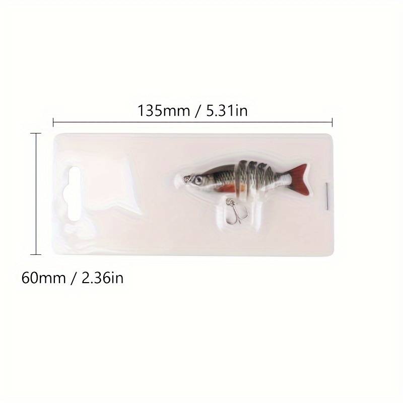 1pc Mini Multi-segment Bionic Hard Bait 5.99cm 5g Artificial Swimbait