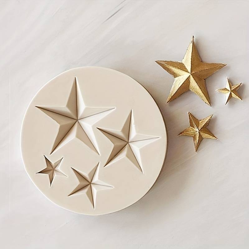 Suitable For Baking Molds Color 4Ps Star Silicone Mold