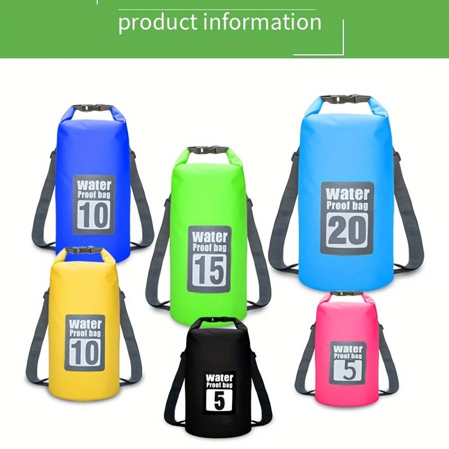 Yellow 30-Liter Dry Storage Bag