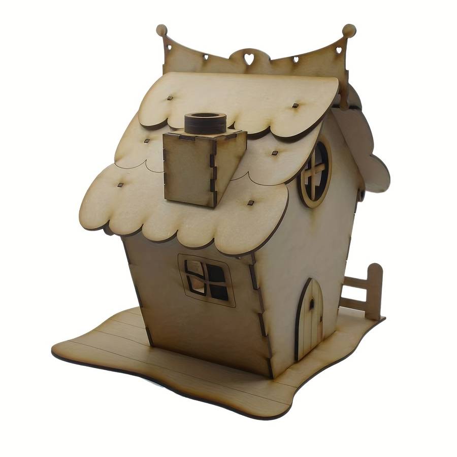 Building Toy Architectural Model Toy Set Items Fairy House Craft Kit
