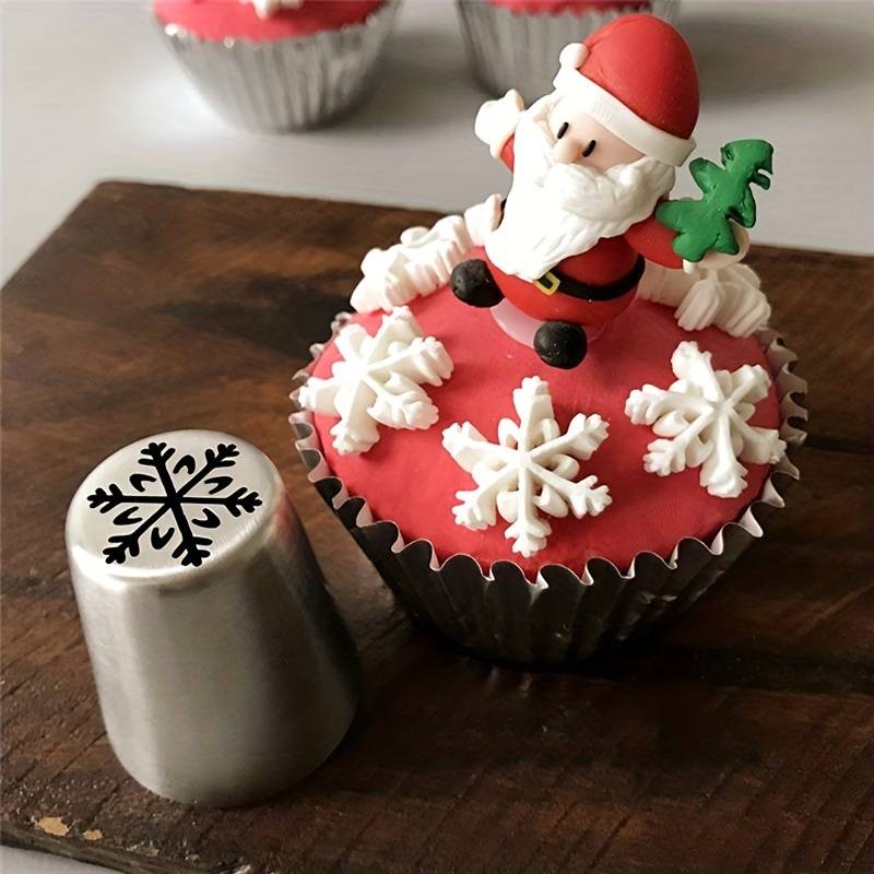 Professional Cake Decorating Head Color Set Of 4 Christmas Tree Piping Tips