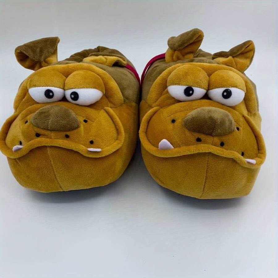 Cotton Slippers Color Yellowishbrown Sizeuk 7